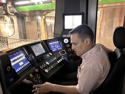 L'AAC José María Alarcón, que va ser el conductor del tren
