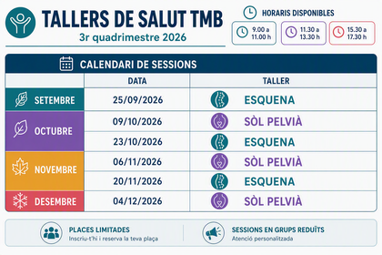 Tallers de salut, tardor