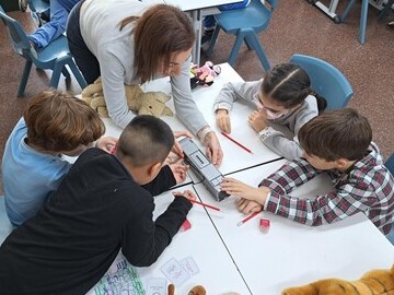 Un moment de treball amb l'alumnat