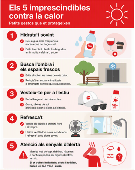 5 consells contra la calor