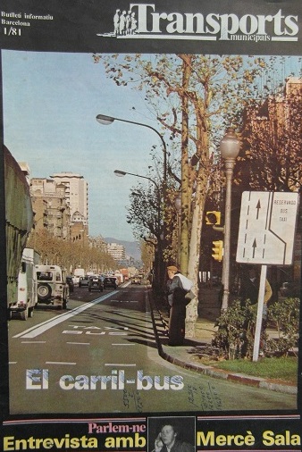 Revista de bus on s'anunciava la incorporació dels aprenents del 1980