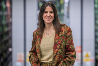 Elena Márquez a les instal·lacions de TMB / Foto: Pep Herrero (TMB)