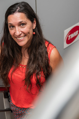 La Maite Morillo, a les oficines de TMB / Foto: Pep Herrero (TMB)