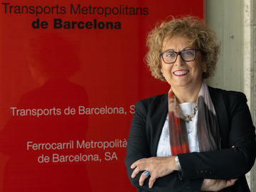 Concha Pardo, tota una vida laboral a TMB / Foto: Miguel Ángel Cuartero (TMB)