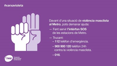 Informació sobre el Senyal d'Ajuda a Metro