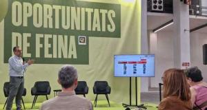 Un moment de la xerrada d'Antoni Damians