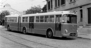 Autobús articulat Pegaso 6035/A numerat com a 2001 / Arxiu TMB