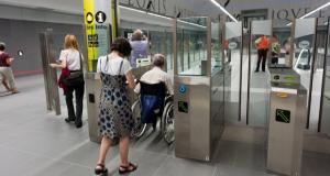 L’estació Badalona / Pompeu Fabra completament adaptada a persones amb mobilitat reduïda / Pep Herrero 