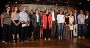 Els alcaldes dels municipis que formen l'AMB el dia de la constitució del plenari / ACN