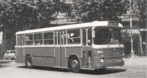 El primer model de bus Barreiros, numerat com a 1801