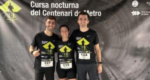 Roberto, Dámaris i Òscar, tres dels participants de la Cursa