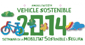 Placa de matrícula, un dels materials de difusió de la Setmana de la Mobilitat Sostenible i Segura a Catalunya