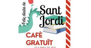 Pren un cafè gratis per Sant Jordi!