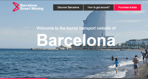 Imatge de capçalera del nou web Barcelona Smart Moving / TMB