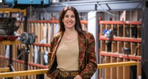 Elena Márquez, al magatzem central / Fotografia: Pep Herrero (TMB)