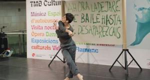 Un moment de l'espectacle "Manifiesto en la frontera", de Natalia Jiménez / Miguel Ángel Cuartero