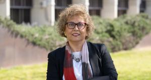 Concha Pardo a les oficines centrals de TMB / Foto: Miguel Ángel Cuartero (TMB)