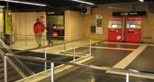 Vestíbul estació de Metro / Arxiu TMB