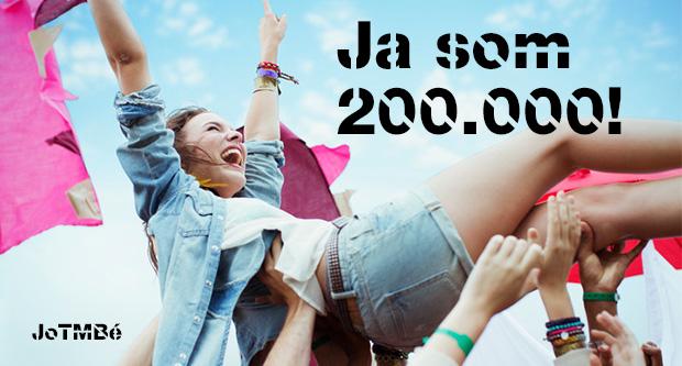 Creativitat campanya Ja som 200.000! Creativitat campanya Ja som 200.000!