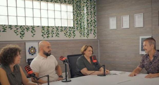 L'equip del Fem que es reconegui gravant el pòdcast L'equip del Fem que es reconegui gravant el pòdcast