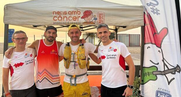 Foto parada a Badalona Albert Torremorell amb Club Atlètic TMB / Foto: Club Atlètic TMB