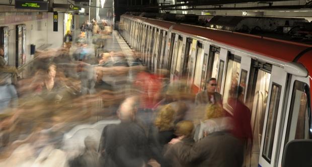 Andana de Metro / Arxiu TMB