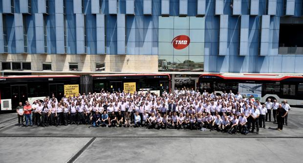 Benvinguda nou personal conducció 2025 / foto: Miguel Ángel Cuartero (TMB)