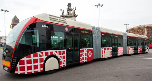 Autobús de la nova xarxa, que ha estat analitzada en el marc del projecte 3iBS / Pep Herrero