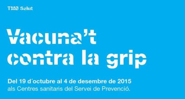 Campanya vacunació grip 2015 