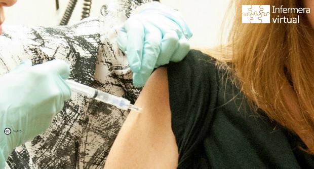 Imatge de la campanya de vacunació de la grip / COIB