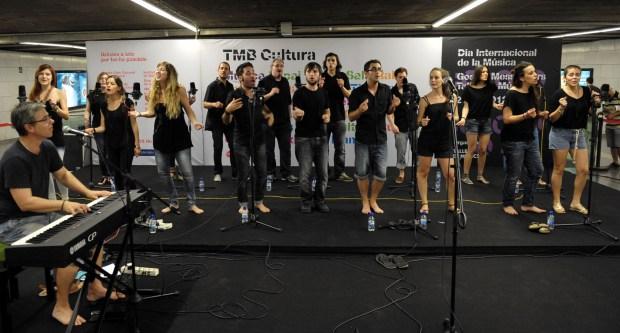 El grup Barcelona Gospel Messengers / Pep Herrero El grup Barcelona Gospel Messengers / Pep Herrero