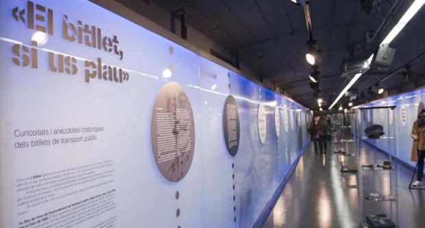 Vista general de l'Espai Mercè Sala que acull la mostra "El bitllet, si us plau" / Miguel Àngel Cuartero Vista general de l'Espai Mercè Sala que acull la mostra "El bitllet, si us plau" / Miguel Àngel Cuartero