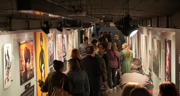 L'Espai Mercè Sala durant l'acte d'inauguració de la mostra / Miguel Ángel Cuartero