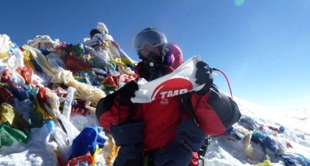 Jesús Morales al cim de l’Everest / Jesús Morales