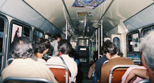 Moment d'una emissió de la mostra / Arxiu TMB