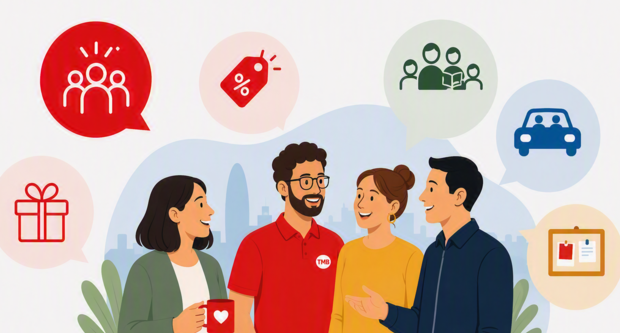El Club GenTMB, un punt de trobada i avantatges per al personal / Imatge realitzada amb IA 