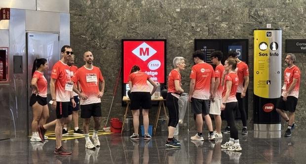 Persones participants de la Cronoescalada esperant el seu torn de sortida / Foto: VM. Hidalgo
