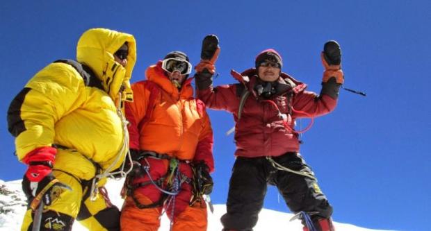 Jesús Morales en l'ascens al Broad Peak