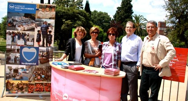 L’estand de TMB i Banc dels Aliments / Fundació Factor Humà