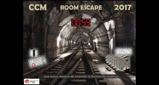 Cartell de la formació "room escape" / TMB