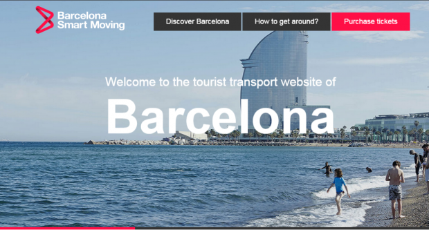 Imatge de capçalera del nou web Barcelona Smart Moving / TMB
