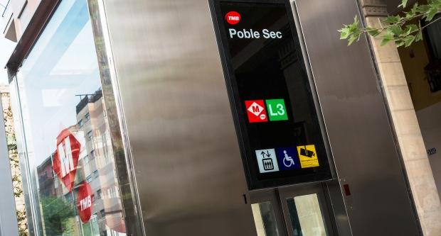 L'estació de Poble Sec compta amb nous ascensors / Pep Herrero