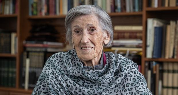 La Mercè parla de com era el metro quan va entrar-hi a treballar / Foto: Pep Herrero