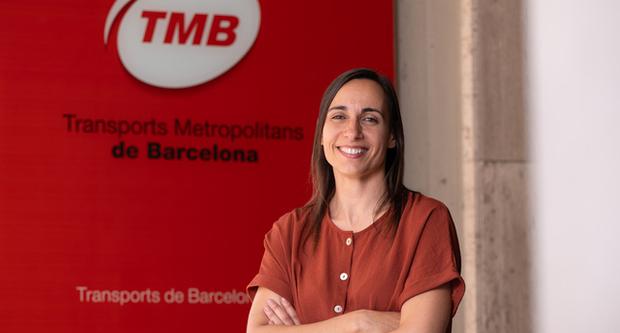 Montse Garcia a les oficines centrals de TMB / Foto: Miguel Ángel Cuartero (TMB) Montse Garcia a les oficines centrals de TMB / Foto: Miguel Ángel Cuartero (TMB)