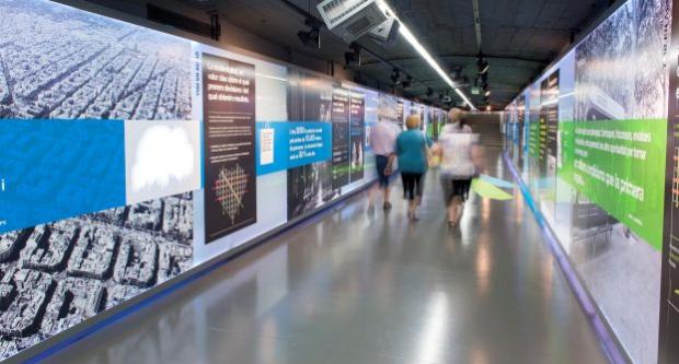 Imatge general de la mostra a l'Espai Mercè Sala del metro / Miguel Ángel Cuartero