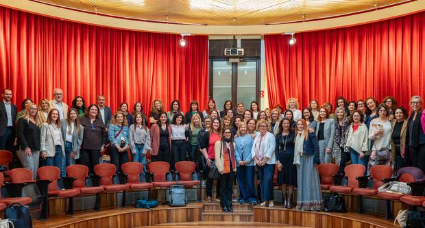 Foto de família de la trobada / Foto: Miguel Ángel Cuartero