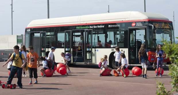 Imatge del taller 'Un viatge divertit en transport públic' / Miguel Ángel Cuartero