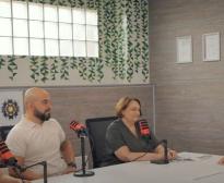 L'equip del Fem que es reconegui gravant el pòdcast