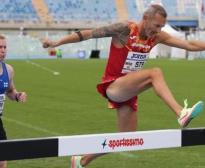 Javier Munuera durant la competició a Itàlia