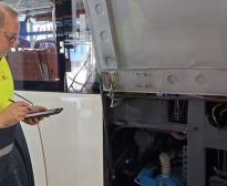 Ara les dades de la inspecció s'introdueixen a peu de bus amb una tablet